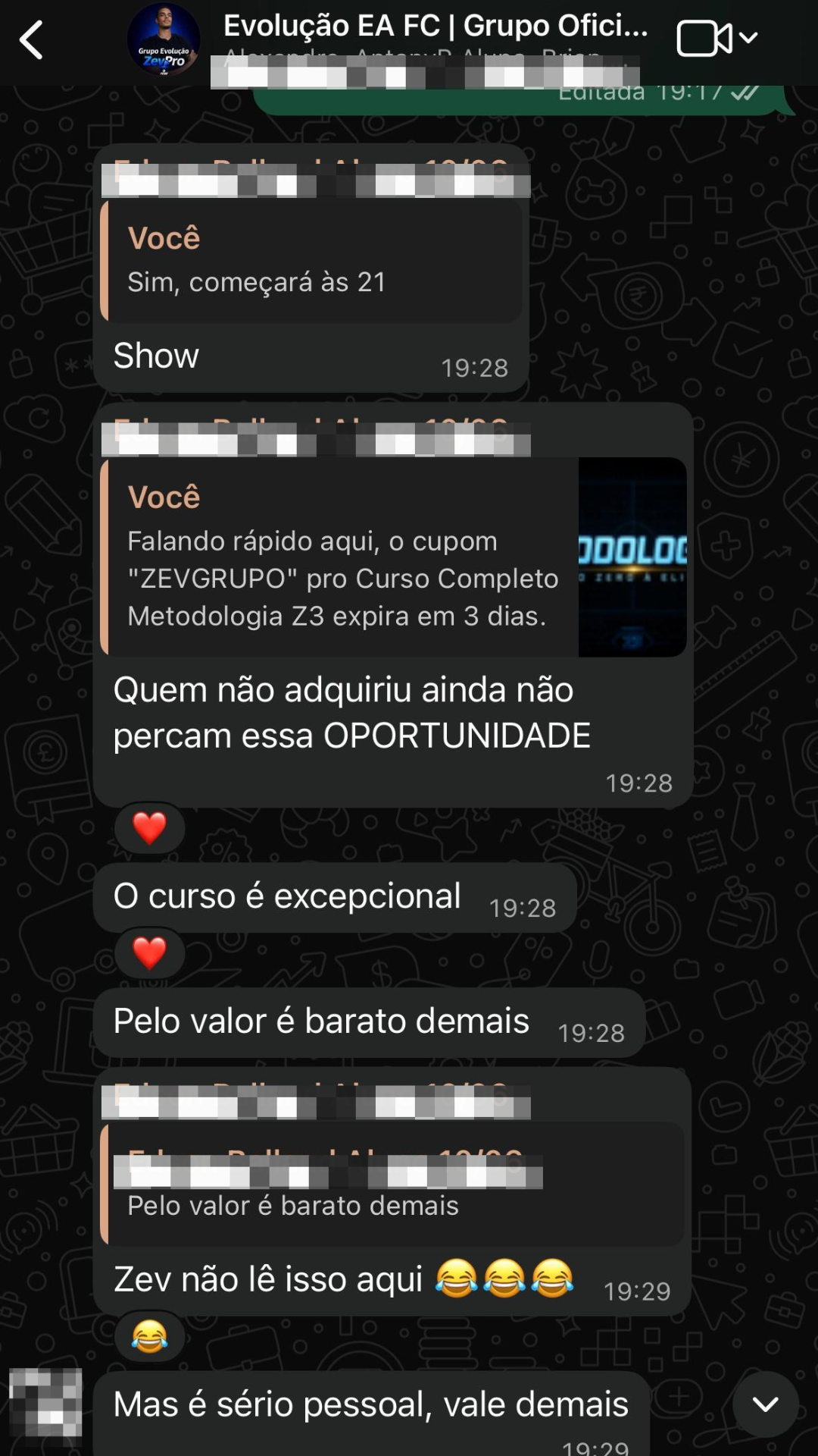 Depoimento de aluno 4