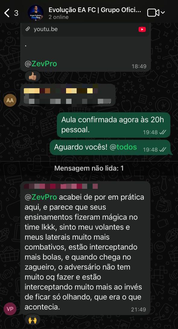 Depoimento de aluno 8